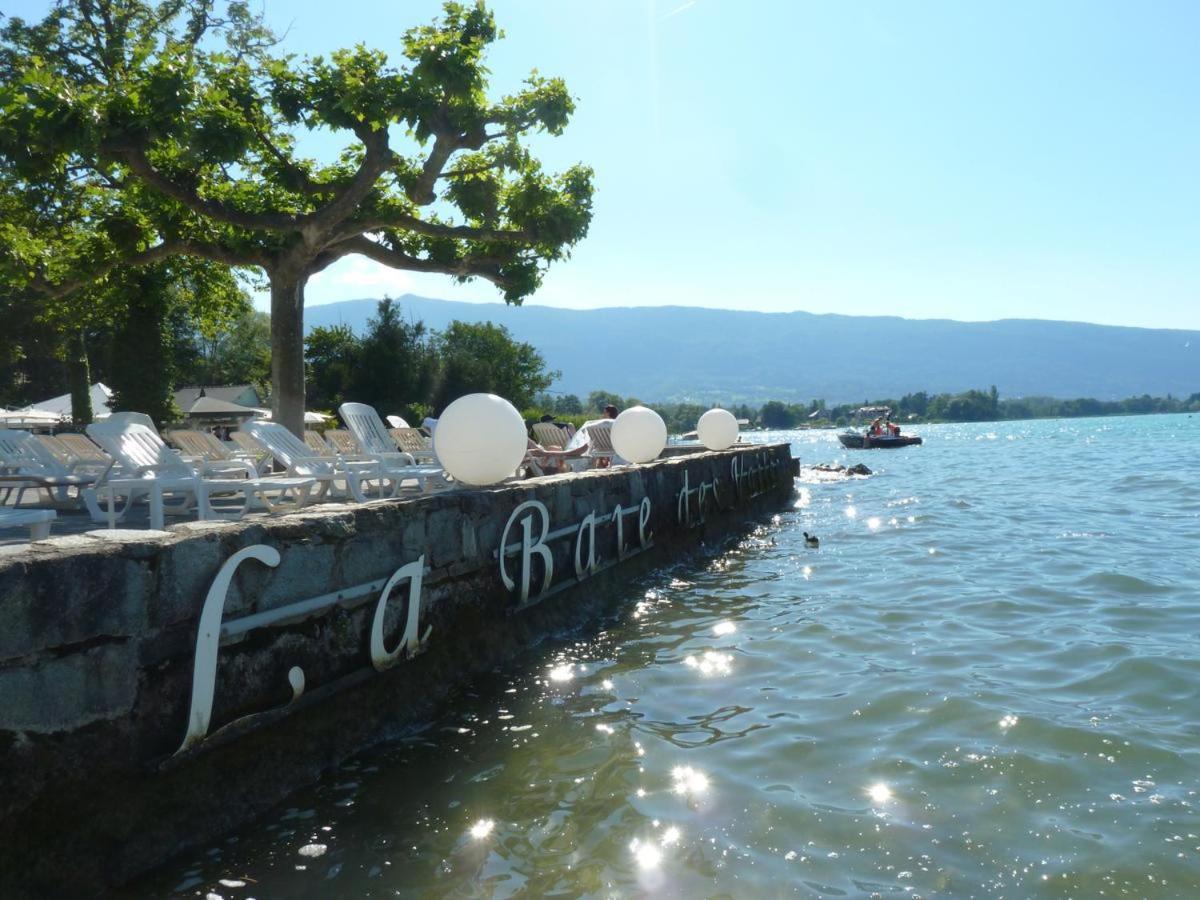 La Baie Des Voiles 3 Chambres 4 A 6 Personnes Au Bord Du Lac Plage Privee Duingt Kültér fotó